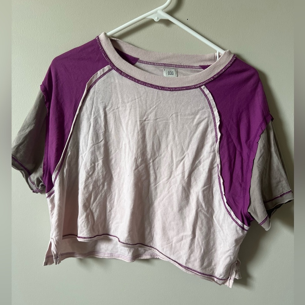 CLASSIC URBAN OUTFITTERS, Pink Crop Top, size large